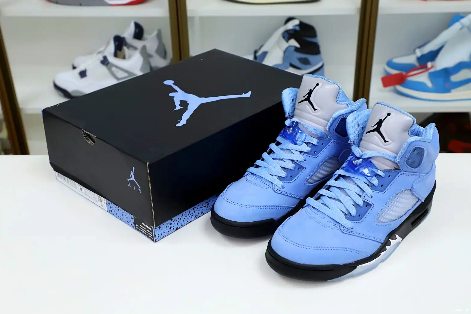 SE 401 BLUE BLEU DV1310 RETRO JORDAN 5 BLACK-WHITE AIR Kimikick UNIVERSITY 0703
